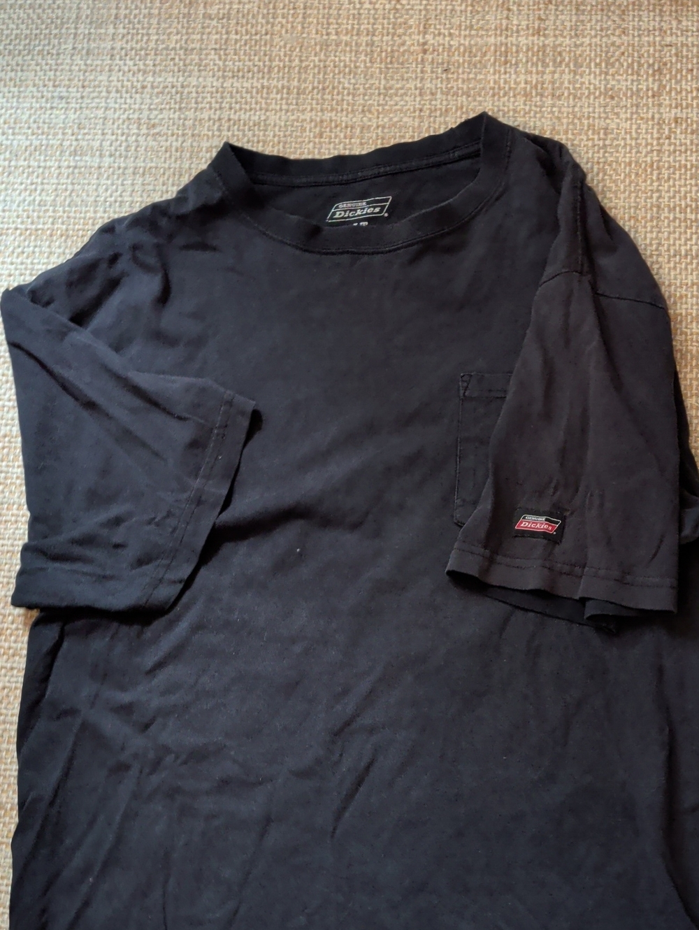 Dickies Black Short-Sleeve Pocket Tee